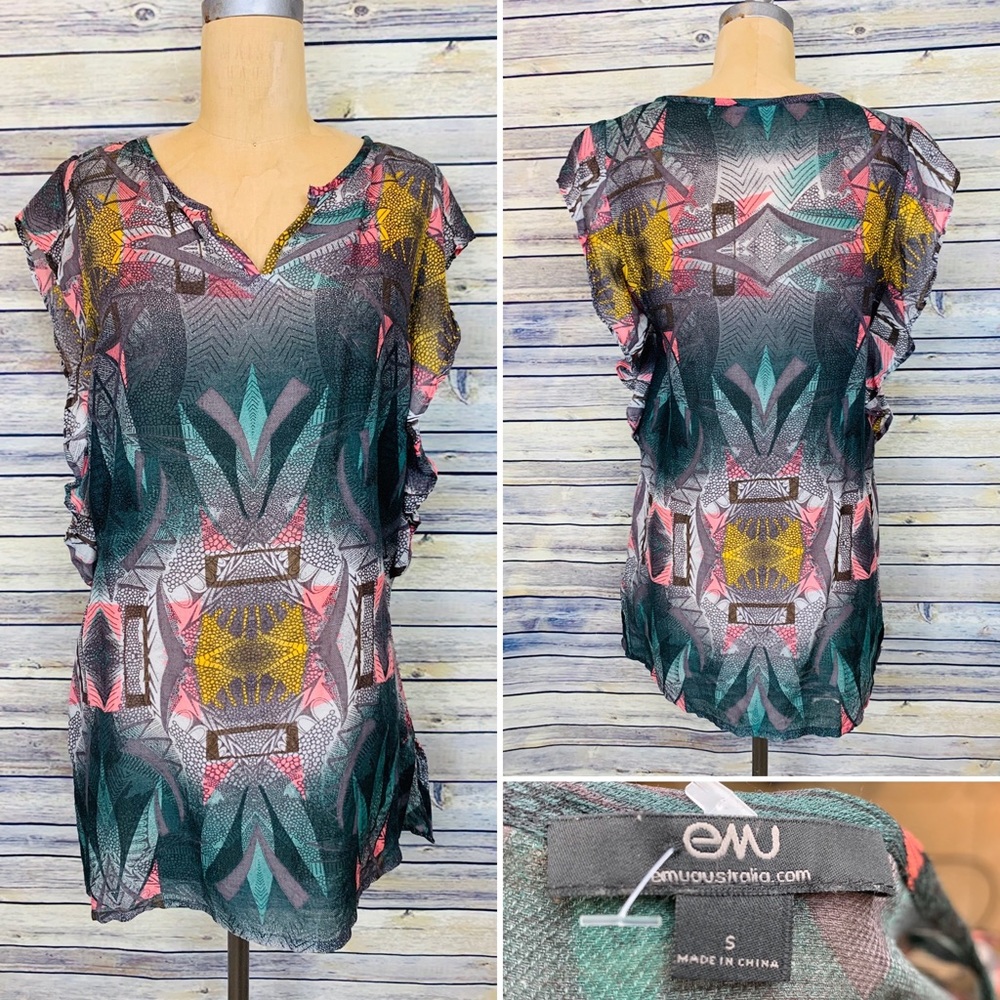 Emu Multi-coloured Tunic Size Small